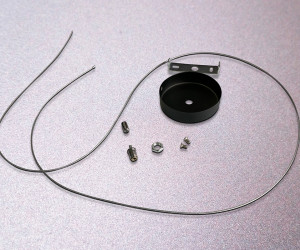 GL7033 BK черный подвес для трекового шинопровода 1 м