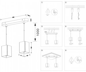 TN5131/2 WH белый E27/2 max 40W 260*80*1150