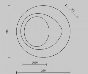 Настенный светильник (бра) Maytoni MOD435WL-01W