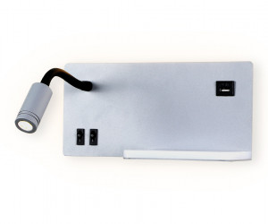 FW292 GR/BK серый/черный LED 4200K 5W+3W 260*150*110