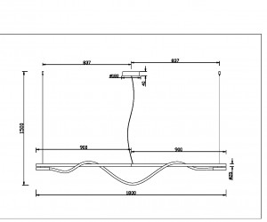 Подвесной светильник Maytoni MOD166PL-L20G3K
