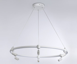 FL5297/1+6 WH белый 74W 3000K/4200K/6400K+4200K D800*1200 (ПДУ ИК)