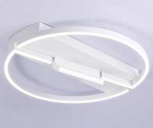 FL51459/1+1 WH белый 72W 3000K-6400K+4200K D600*110 (ПДУ РАДИО 2.4G)