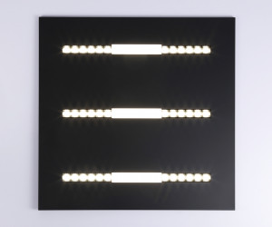 DPS1071 BK черный 48W 4000K 175-265V IP20 4080LM 595*595*14