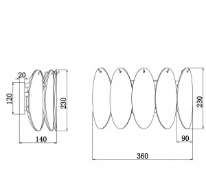 Настенный светильник (бра) Freya FR5189WL-02CH