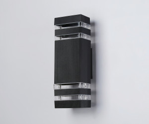 ST2574/2 BK/CL черный/прозрачный IP54 GU10/2 max 35W 310*110*65