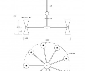 Подвесной светильник Maytoni MOD108PL-18WG
