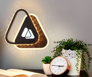 FA237 CF кофе LED 4200K+6400K 19W 210*210*50