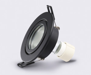 TN1151 BK черный IP44 GU5.3 D81*28