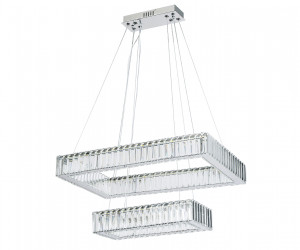 TR5005/2 CH/CL хром/прозрачный 90W 3000K/4200K/6400K 600*400*950 (Без ПДУ)