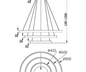 Подвесной светильник Maytoni MOD058PL-L100W3K