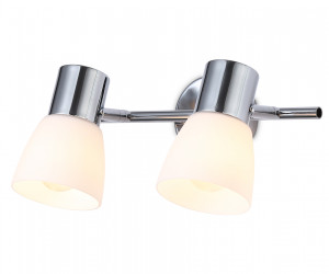 TR3963/2 CH/FR хром/белый матовый E27*2 max 40W 200*105*200