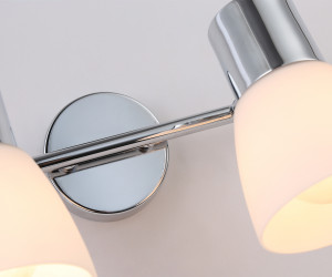 TR3963/2 CH/FR хром/белый матовый E27*2 max 40W 200*105*200