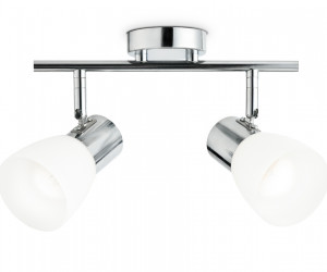 TR3963/2 CH/FR хром/белый матовый E27*2 max 40W 200*105*200