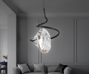 LH15001 BK/SM черный/дымчатый G9 max 40W D190*1400