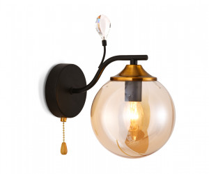 TR9079 BK/TI черный/янтарь E14 max 40W 240*150*230