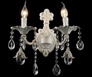 Настенный светильник P7401-2W WT+GD 000027804