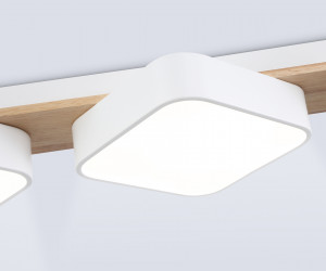 FL4877/3 WH/WD белый/дерево 54W 3000-6000K 680*200*70 (без ПДУ)