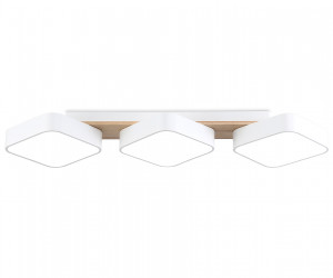 FL4877/3 WH/WD белый/дерево 54W 3000-6000K 680*200*70 (без ПДУ)