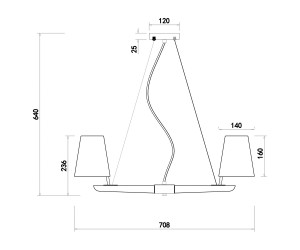 Подвесной светильник Freya FR8019PL-06W
