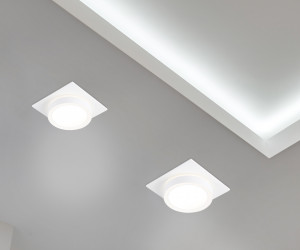 TN52421 WH/FR белый/белый матовый GX53 max 12W 105*105*45