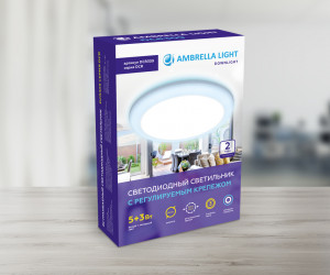 DCR309 5W+3W 4200K/6400K 85-265V D90*35 (A50-75)