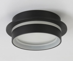 TN5385 SBK/FR черный песок/белый матовый GX53 IP44 D105*40