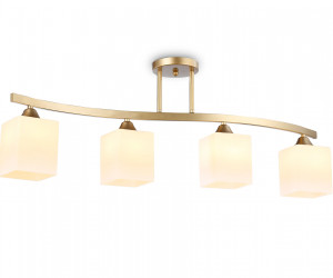 TR303122/4 CGD/FR золото/белый матовый E27/4 max 40W 840*150*300