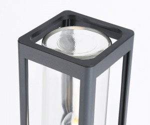 ST2409 GR/CL серый/прозрачный IP54 E27 max 40W 110*110*350