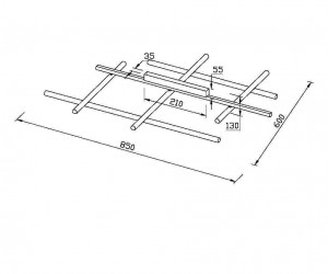 Потолочный светильник Maytoni MOD278CL-L50G3K