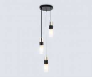 LH55102/3 BK/FR/TI черный/белый матовый/янтарь E14*3 max 40W D220*1200