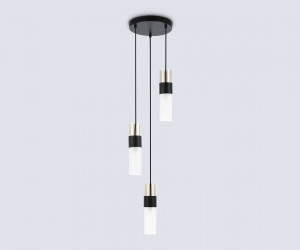 LH55102/3 BK/FR/TI черный/белый матовый/янтарь E14*3 max 40W D220*1200