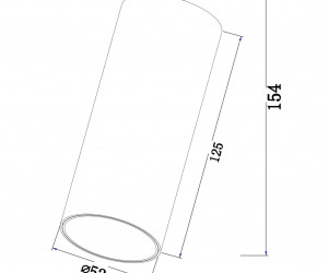 Встраиваемый светильник Technical C053CL-L12W4K