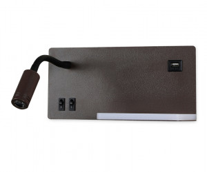 FW293 CF/BK кофе/черный LED 4200K 5W+3W 260*150*110