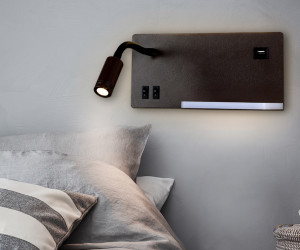 FW293 CF/BK кофе/черный LED 4200K 5W+3W 260*150*110