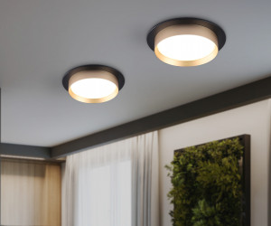 TN5228 BK/GD черный/золото GX53 max 12W D110*35