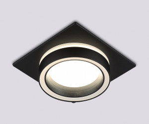 TN52422 BK/FR черный/белый матовый GX53 max 12W 105*105*45