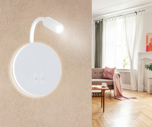 FW295 SWH белый песок LED 6400К+4200K 6W+3W D150*163