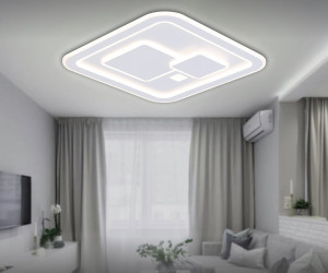 FA7712 WH белый 3000K-6400K 99W 480*480*60 (ПДУ РАДИО 2.4G)