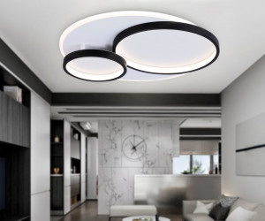 FA7719 WH/BK белый/черный 3000K-6400K 64W 490*470*90 (ПДУ РАДИО 2.4G)