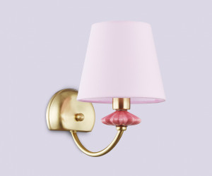 LH75027 GD/PI золото/розовый E14 max 40W 240*150*240