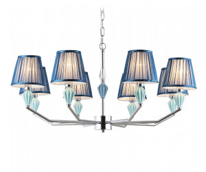 LH75063/8 CH/DB хром/темно синий E14/8 max 40W D870*810