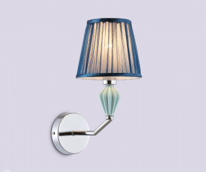 LH75065 CH/DB хром/темно синий E14 max 40W 230*150*300