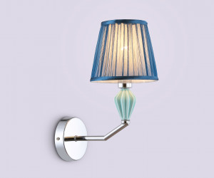 LH75065 CH/DB хром/темно синий E14 max 40W 230*150*300