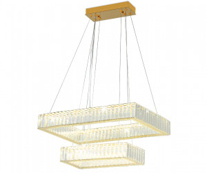 TR5007/2 GD/CL золото/прозрачный 90W 3000K/4200K/6400K 600*400*950 (Без ПДУ)