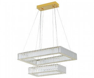 TR5007/2 GD/CL золото/прозрачный 90W 3000K/4200K/6400K 600*400*950 (Без ПДУ)