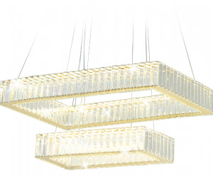 TR5007/2 GD/CL золото/прозрачный 90W 3000K/4200K/6400K 600*400*950 (Без ПДУ)