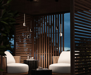 Подвесной светильник Outdoor O491PL-L6B3K