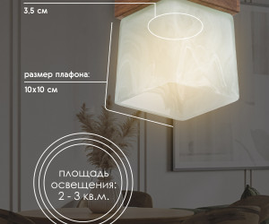 Потолочный светильник 6424-1SP PR 000036795