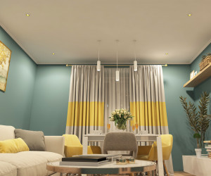 DK3061-WH+YE Встраиваемый светильник, IP 20, 10 Вт, GU5.3, LED, белый/желтый, пластик